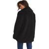 imageCHARTOU Women Winter Faux Fur Coat Fuzzy Sherpa Fleece Jacket Open Front Teddy Bear Coat OvercoatBlack