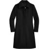 imageCHARTOU Women Wool Blend Pea Coat Jacket Winter Single Breasted Woolen Turndown Trench Coat Peacoat OvercoatBlack