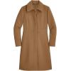 imageCHARTOU Women Wool Blend Pea Coat Jacket Winter Single Breasted Woolen Turndown Trench Coat Peacoat OvercoatBrown