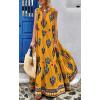 imageCHARTOU Women Floral Maxi Dress Summer Sleeveless Boho Flowy Long DressesYellow