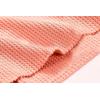 imageCHARTOU Women Oversized Waffle Knit Shacket Jacket Corduroy Long Sleeve Button Down ShirtsPink
