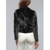 imageCHARTOU Women Velvet Shirt Tops Cute Bow Tie Front Puff Long Sleeve Blouse Ruffle Lapel Cut Out Fall OutfitsBlack