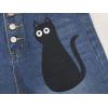 imageCHARTOU Womens Loose Button Roll Up Denim Jeans Pants Mid Waist Cat Print Baggy Cropped PantsCat
