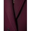 imageCHARTOU Women Long Winter Trench Pea Coat Double Breast Warm Overcoat OutwearBurgundy