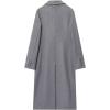 imageCHARTOU Women Long Winter Trench Pea Coat Double Breast Warm Overcoat OutwearGrey