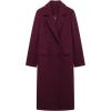 imageCHARTOU Women Long Winter Trench Pea Coat Double Breast Warm Overcoat OutwearBurgundy