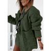 imageCHARTOU Women Sweater Blazer Cardigan Oversized Open Front Coatigan Fall Knit Jacket OutfitsGreen