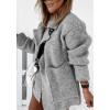 imageCHARTOU Women Sweater Blazer Cardigan Oversized Open Front Coatigan Fall Knit Jacket OutfitsGrey