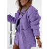 imageCHARTOU Women Sweater Blazer Cardigan Oversized Open Front Coatigan Fall Knit Jacket OutfitsPurple