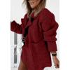 imageCHARTOU Women Sweater Blazer Cardigan Oversized Open Front Coatigan Fall Knit Jacket OutfitsWine