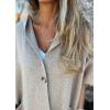 imageCHARTOU Womens Oversized Hooded Cape Jacket Short Sleeve Cardigan Coat One Piece Poncho Top with PocketsApricot