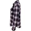 imageCHARTOU Women Oversized Plaid Button Down Shirt Long Sleeve Cowgirl Shirt Blouse ShacketPurple