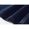 imageCHARTOU Vintage Long Denim Skirt for Women BackElastic ALine Long Jean Skirt with BeltDark Blue