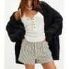 imageCHARTOU Women Fall Winter Chunky Cable Knit Cardigan Sweater Oversized Lapel Button Down Outwear Coat JacketBlack
