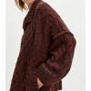 imageCHARTOU Women Fall Winter Chunky Cable Knit Cardigan Sweater Oversized Lapel Button Down Outwear Coat JacketCoffee