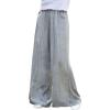 imageCHARTOU Womens Casual Tencel Wide Leg Lounge Pants Yoga Beach Flowy Palazzo with PocketsGrey