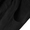imageCHARTOU Womens Jumpsuits Loose Casual Sleeveless Wide Leg Long Pants Rompers Overalls with PocketsBlack