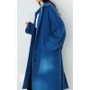imageCHARTOU Women Warm Long Winter Coats Wool Trench Pea Coat Overcoat with BeltBlue