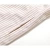 image:imageCHARTOU Women Loose Striped Shirt Dress Long Sleeve Flowy Shift Dress Button Up Cotton Maxi Dress Kimono Beach Cover UpsKhaki