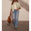 image:imageCHARTOU Women Vintage Quilted Puffer Jacket Coat Winter Oversized Stand Collared Zipper Up Outwear ShacketGreen