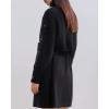 image:imageCHARTOU Women 2 Piece Cropped Sweater Short Dress Suit Fall Turtleneck Jumper Belt Vest Dress Matching SetsBlack