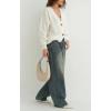 image:imageCHARTOU Women Cardigan Sweater 2025 Fall Outfits Button Down Open Front Oversized Slouchy Knit OuterwearWhite