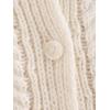 image:imageCHARTOU Women Chunky Cable Knit Cardigan Sweaters Button Up Loose Warm Sweater CoatsBeige