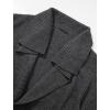 image:imageCHARTOU Women Open Front Long Cardigan Sweater Fall Slouchy Oversized Lapel Shawl Collar Overcoat Warm KnitwearDark Grey
