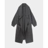 image:imageCHARTOU Women Open Front Long Cardigan Sweater Fall Slouchy Oversized Lapel Shawl Collar Overcoat Warm KnitwearDark Grey