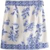 image:imageCHARTOU Women Summer Floral Wrap Mini Skirt Boho Tie Side High Waist Beach Short Skirts Vacation OutfitsBlue