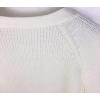image:imageCHARTOU Womens Loose V Neck Lantern Sleeve Knit Ribbed Sweater Jacket Short Cardigan KnitwearWhite