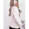 image:imageCHARTOU Womens Oversized Cardigan Fall Knit Short Button Up Sweater Cute Mushroom Long Sleeve TopsApricot
