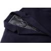 image:imageCHARTOU Mens Thicken 1 Button Quilted Peacoat Windproof Wool Coat OvercoatNavy