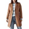 image:imageCHARTOU Women Elegant Wool Coat Tailored Long Blazer Wool Pea Trench Coat OvercoatCamel