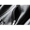image:imageCHARTOU Women Faux Leather Jacket Fur Lined Winter Coat Warm Zip Up Notched Collar Moto Bomber JacketBlack Sherpa