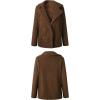 image:imageCHARTOU Women Oversized Fluffy Sherpa Fleece Jacket Teddy Bear Coat Winter Warm Faux Shearling OvercoatCoffee