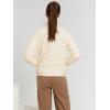 image:imageCHARTOU Women Puffer Jacket Lightweight Winter Coat Casual Full Zip Down Jacket Parka Insulated Jacket OvercoatBeige