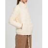 image:imageCHARTOU Women Puffer Jacket Lightweight Winter Coat Casual Full Zip Down Jacket Parka Insulated Jacket OvercoatBeige