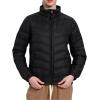 image:imageCHARTOU Women Puffer Jacket Lightweight Winter Coat Casual Full Zip Down Jacket Parka Insulated Jacket OvercoatBlack