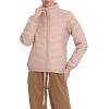 image:imageCHARTOU Women Puffer Jacket Lightweight Winter Coat Casual Full Zip Down Jacket Parka Insulated Jacket OvercoatPink