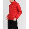 image:imageCHARTOU Women Puffer Jacket Lightweight Winter Coat Casual Full Zip Down Jacket Parka Insulated Jacket OvercoatRed