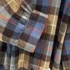 image:imageCHARTOU Women Stand Collar Plaid Cocoon Midi Overcoat Single Breast Wool Blend Trench Pea Coat with PocketsPlaid
