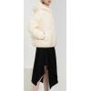 image:imageCHARTOU Women Warm Down Jacket Winter Parka Coat Thicken Puffer Jacket Quilted Hooded Full Zip Outdoor OvercoatBeige