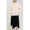 image:imageCHARTOU Women Warm Down Jacket Winter Parka Coat Thicken Puffer Jacket Quilted Hooded Full Zip Outdoor OvercoatBeige