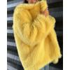 image:imageCHARTOU Womens 2025 Faux Fur Coat Fall Lapel Fur Jacket Thick Shaggy Parka Trench Overcoat Winter OutwearYellow