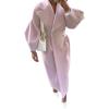 image:imageCHARTOU Womens Elegant Lapel Collar PrincessCore DoubleBreasted Wool Blend Trench OvercoatPink