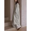 image:imageCHARTOU Womens Long Trench Coat Fall Notch Lapel Oversized Jacket Windproof Overcoat with PocketsBean Green