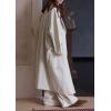 image:imageCHARTOU Womens Long Trench Coat Fall Notch Lapel Oversized Jacket Windproof Overcoat with PocketsBean Green
