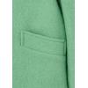 image:imageCHARTOU Womens Long Wool Coats Winter Thick Single Breasted Overcoat Back Slit Lapel Trench PeacoatEmerald Green