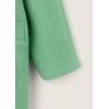 image:imageCHARTOU Womens Long Wool Coats Winter Thick Single Breasted Overcoat Back Slit Lapel Trench PeacoatEmerald Green